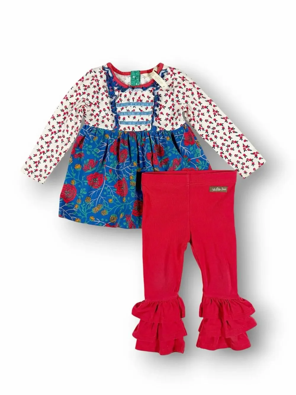 Matilda Jane Winterberry Top & For Your Thoughts Benny Pants Size 18–24 Months
